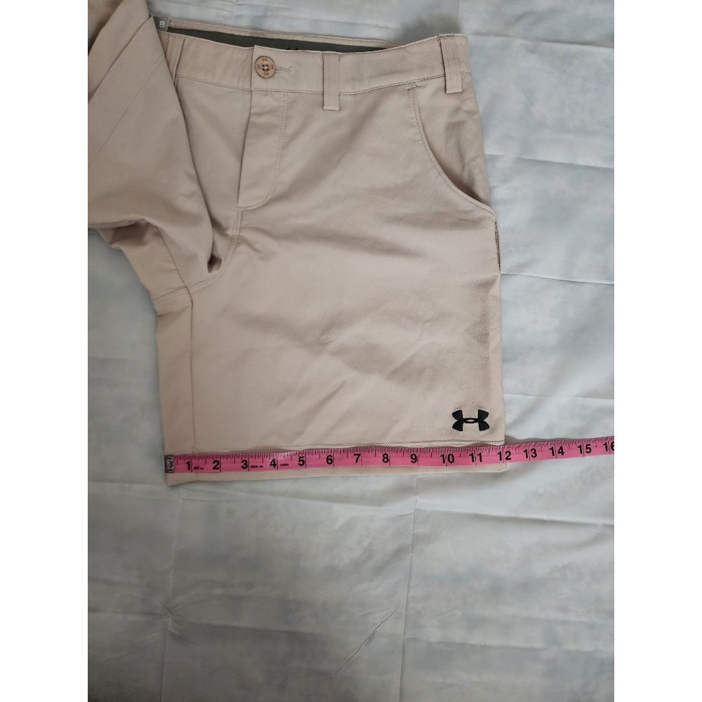 Under Armour Women's L Athletics Relaxed Fit Chino Shorts Size 8 - Picture 15 of 15